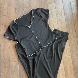 Black Women's Sleepwear Set